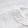 Eggnog Rib Ruffle Bodysuit