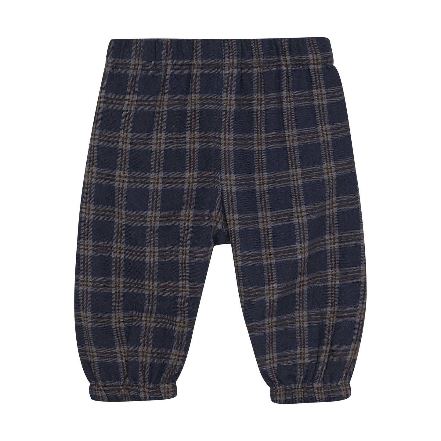 Navy & Brown Check Pants