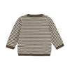 Brown Stripe Reindeer Sweater