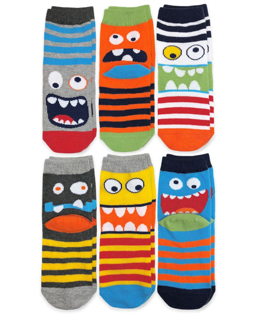 Monster Crew Socks 6-Pack