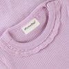 Violet Ribbed Onesie