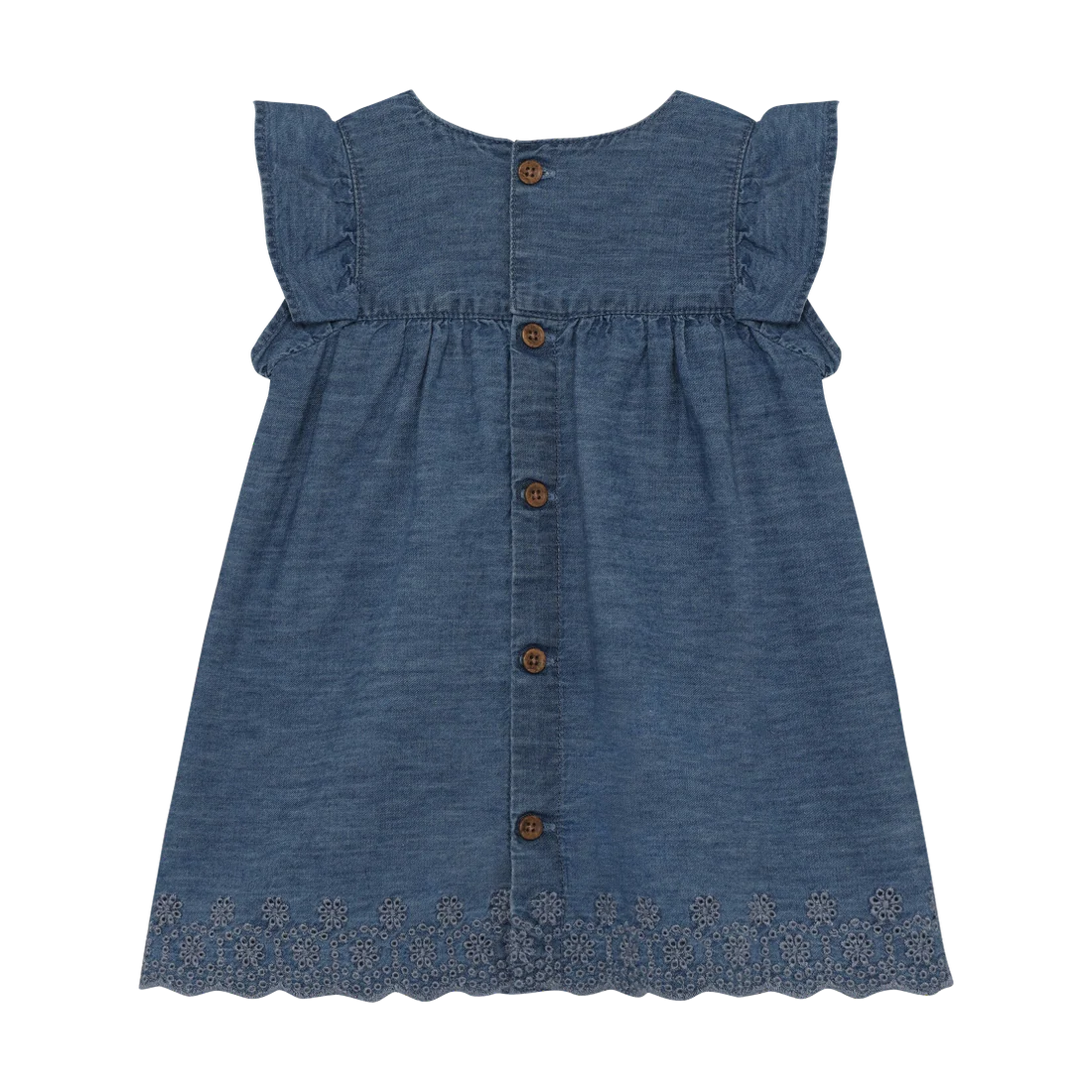 Faded Denim Dress