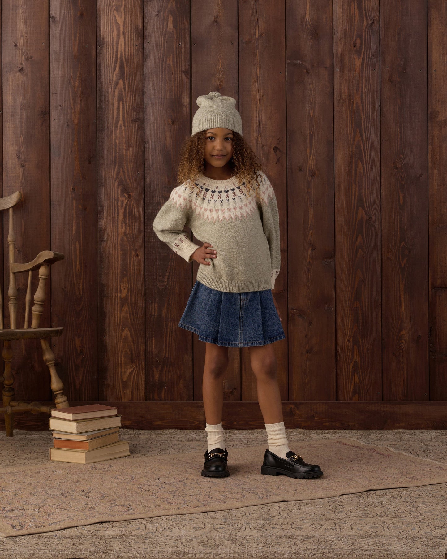 Sage Fair Isle Sweater