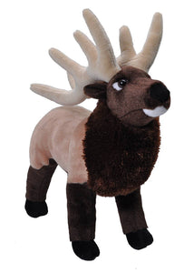 12" Elk Standing Stuffed Animal 196 TOYS CHILD Wild Republic 
