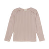 Light Mauve Pointelle Top