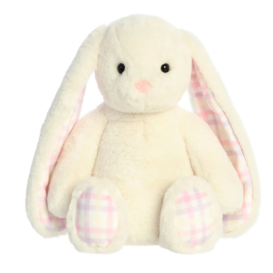 13" Cream & Pink Gingham Bunny 196 TOYS CHILD Aurora 