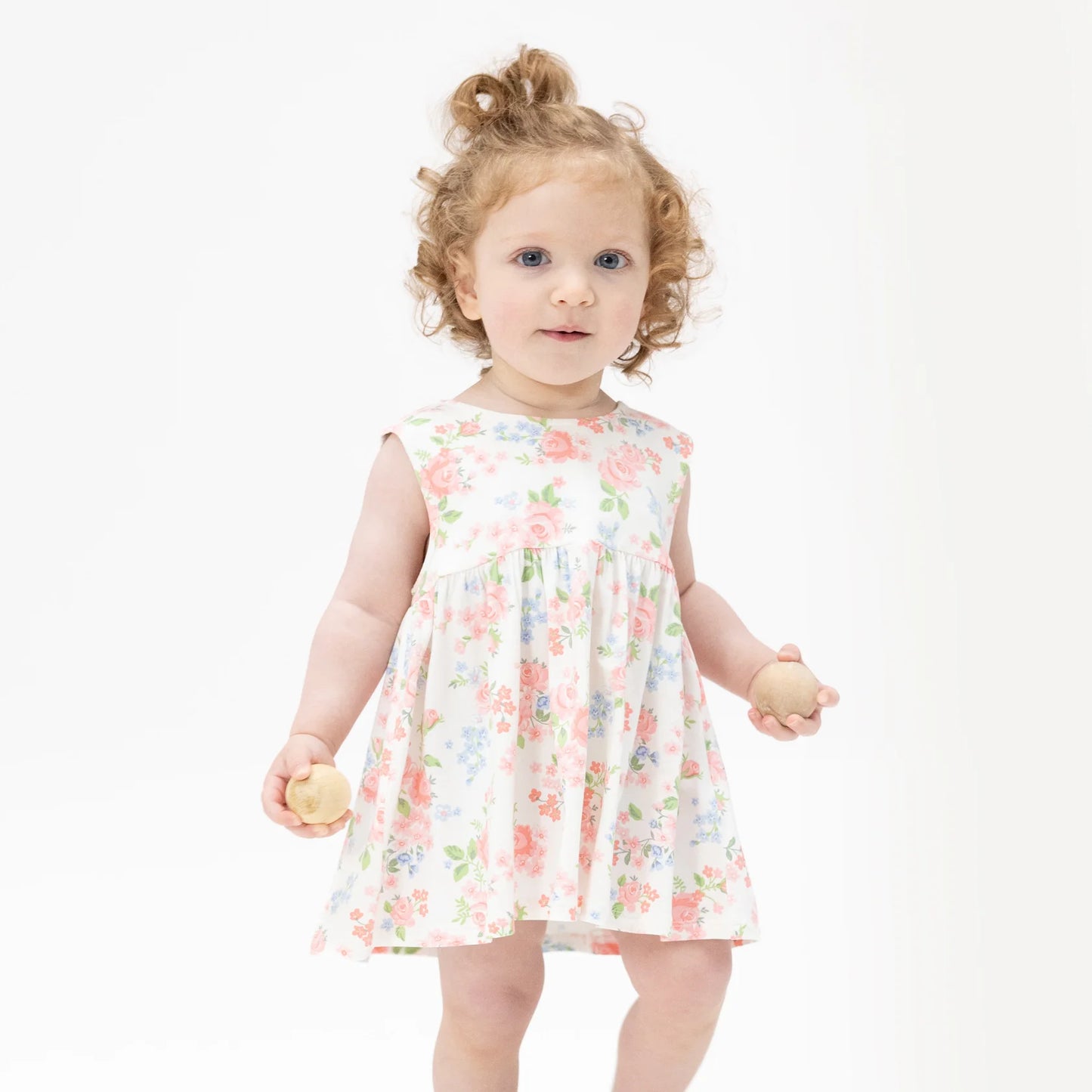 Cute Little Roses Dress Set