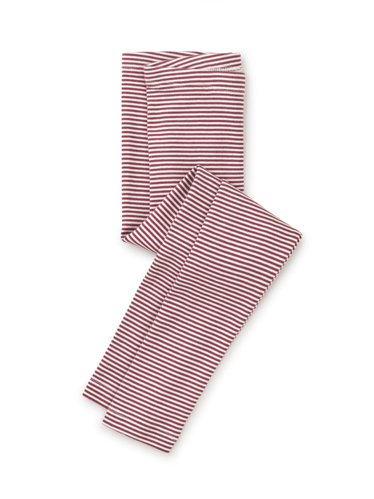 Cassis Stripe Baby Leggings