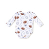 Navy Touchdown Time Bodysuit