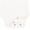 Solid Snow White Bodysuit by Angel Dear, view 3