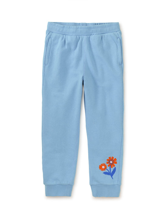 Scenic Blue Floral Joggers