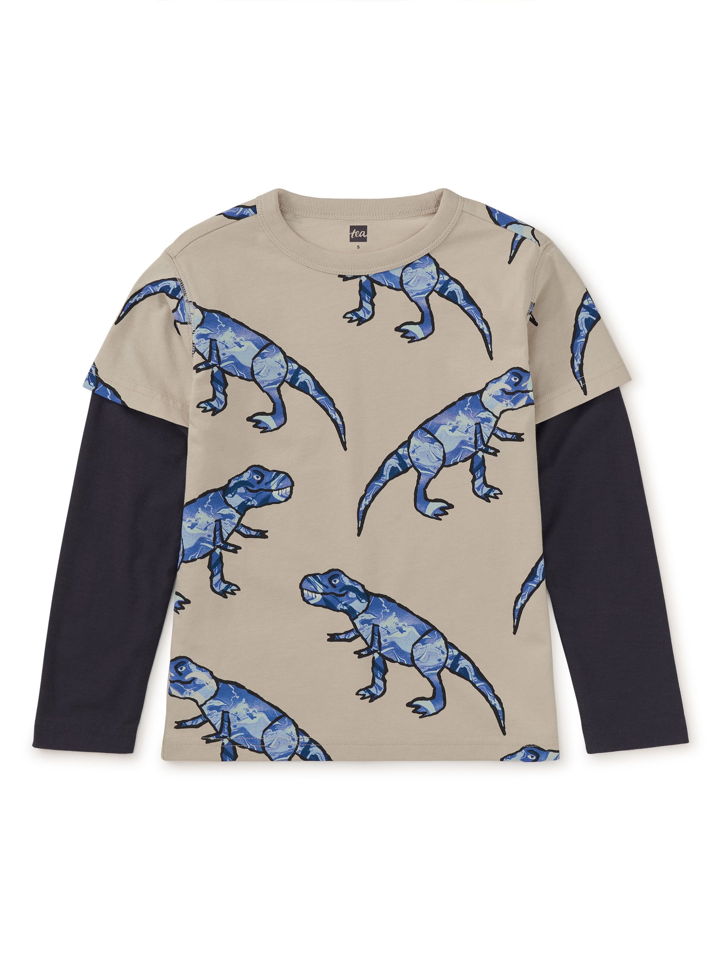 Marble T-Rex Layered Top