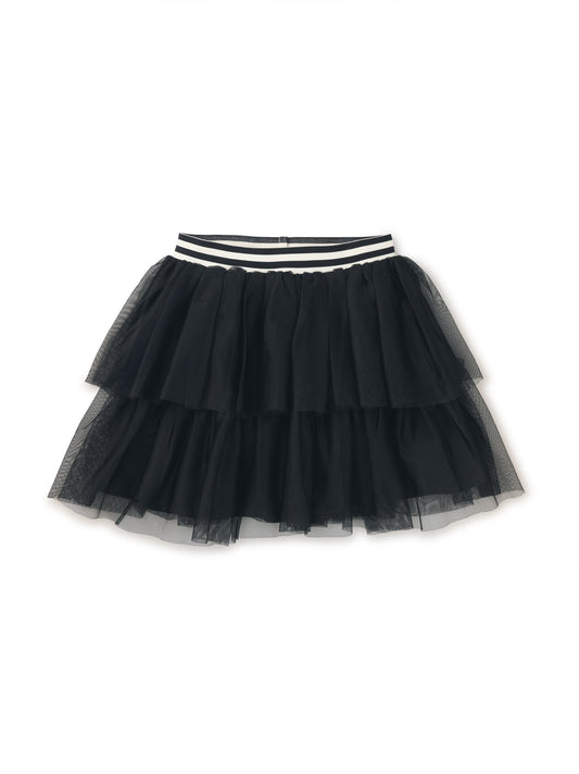 Black Tiered Tulle Skirt