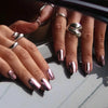 Metallic Blush Press-On Nails