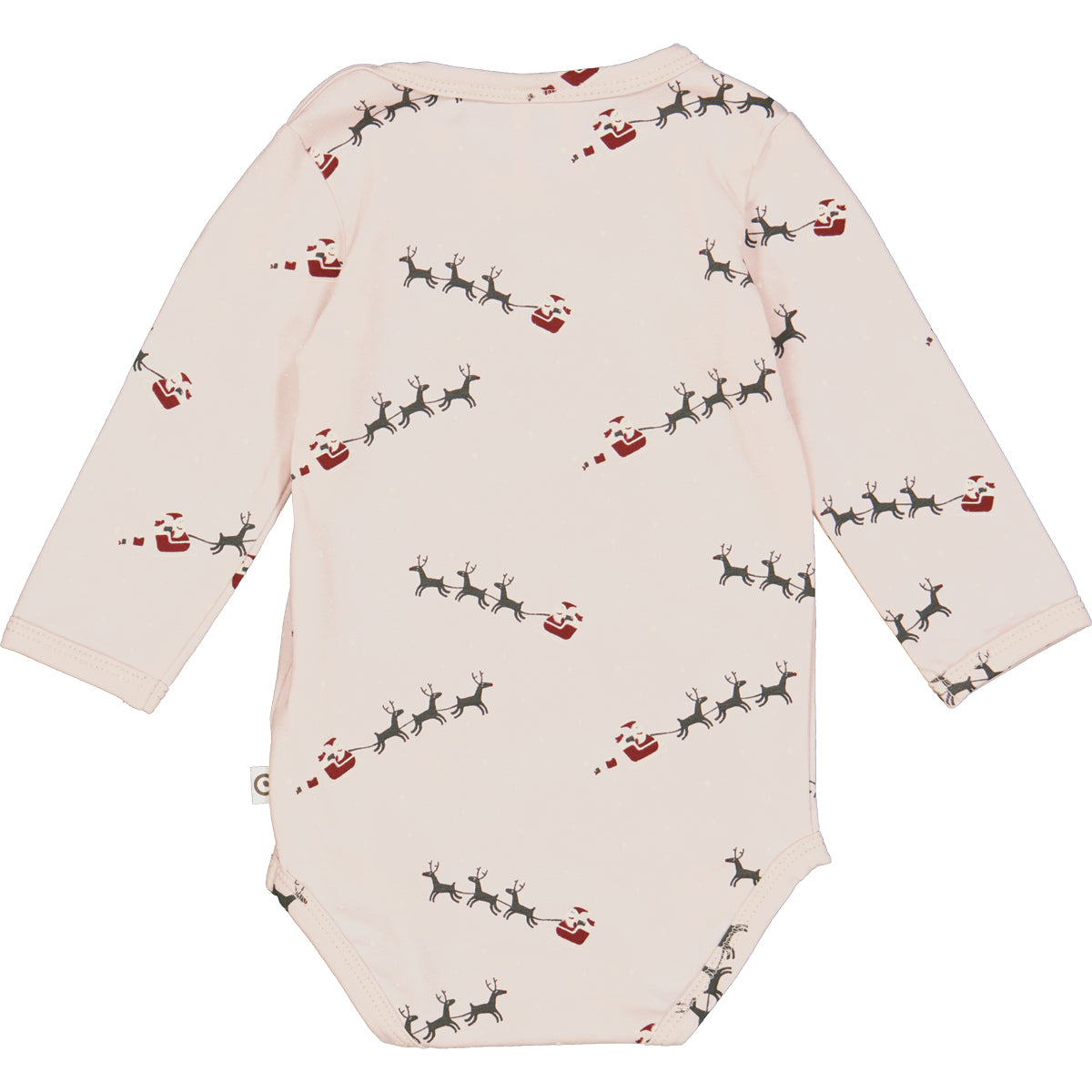 Light Pink Santa Sleigh Bodysuit