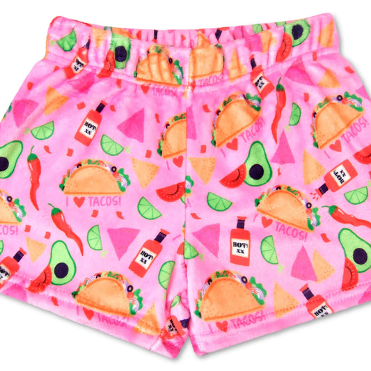 Taco Love Plush Shorts