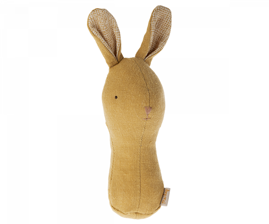 Bunny Rattle Dusty Yellow