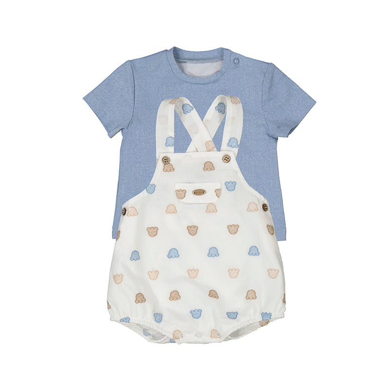 Riviera Teddy Overalls Set