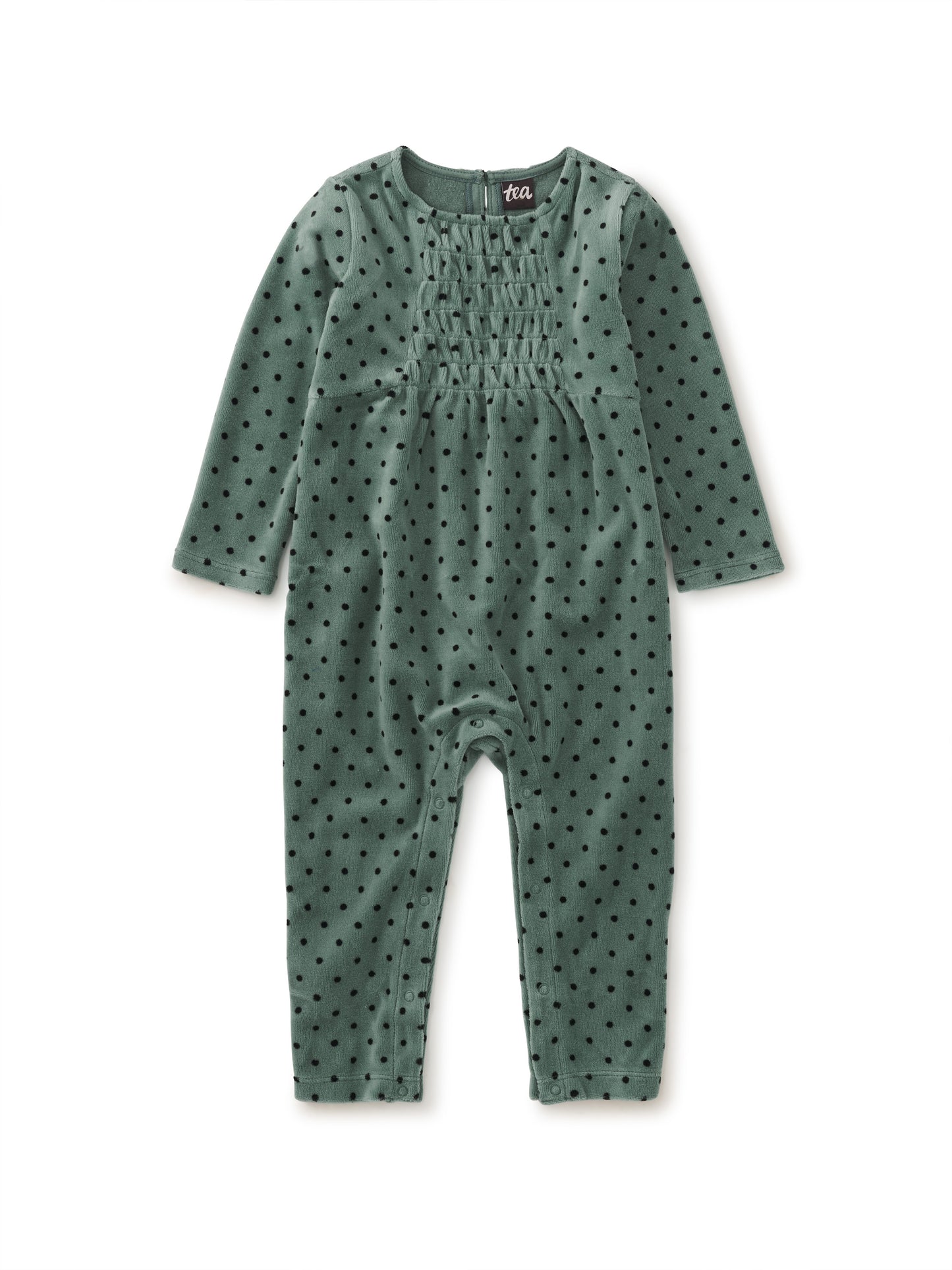 Smocked Dot Romper