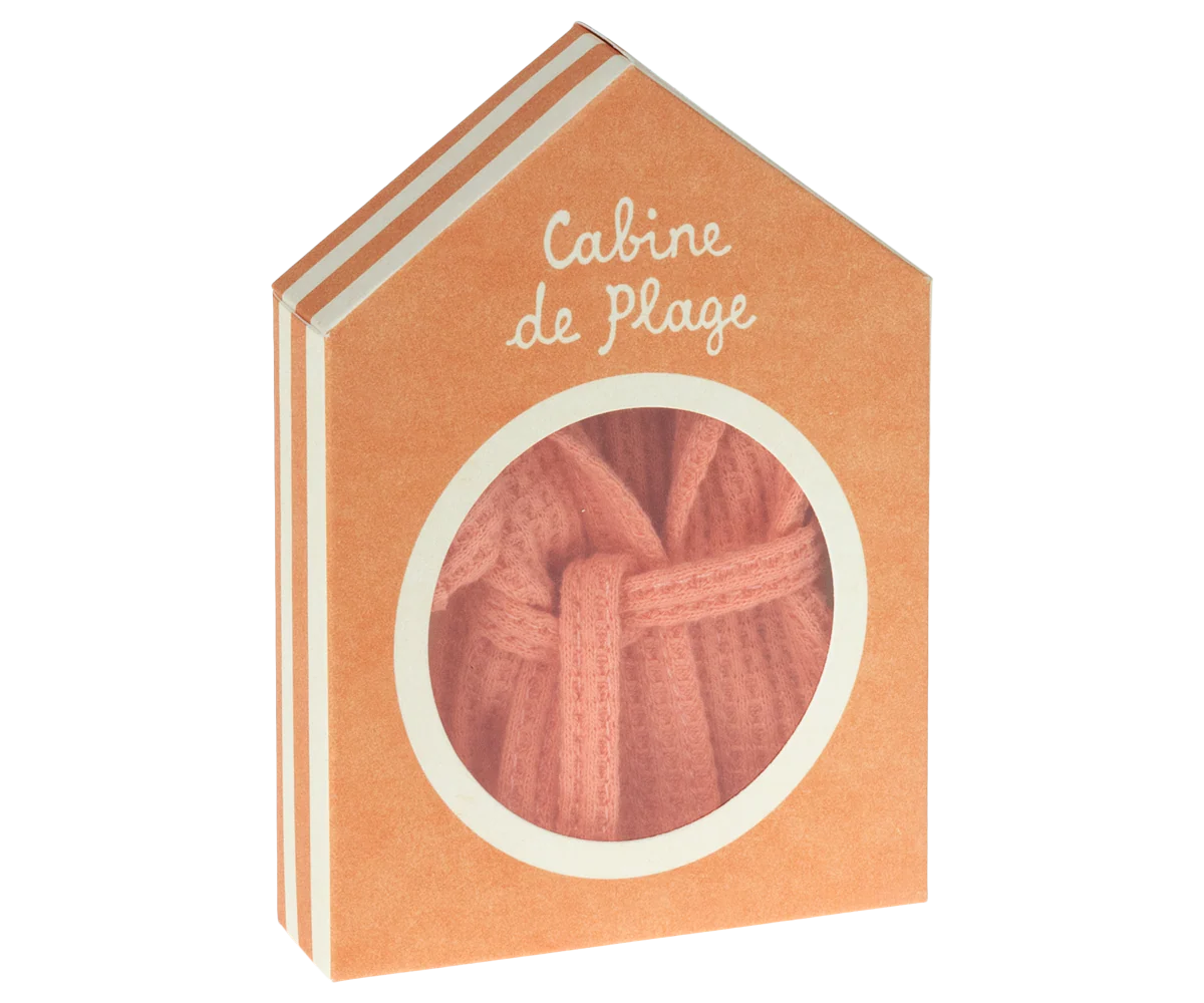 Coral Bath Robe-Mum Mouse