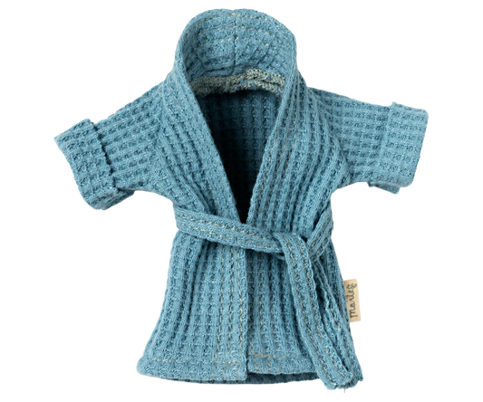 Dusty Blue Bath Robe-Dad Mouse