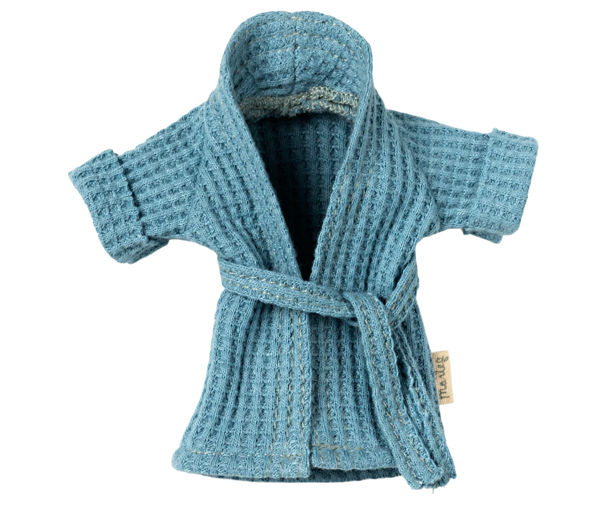 Dusty Blue Bath Robe-Dad Mouse