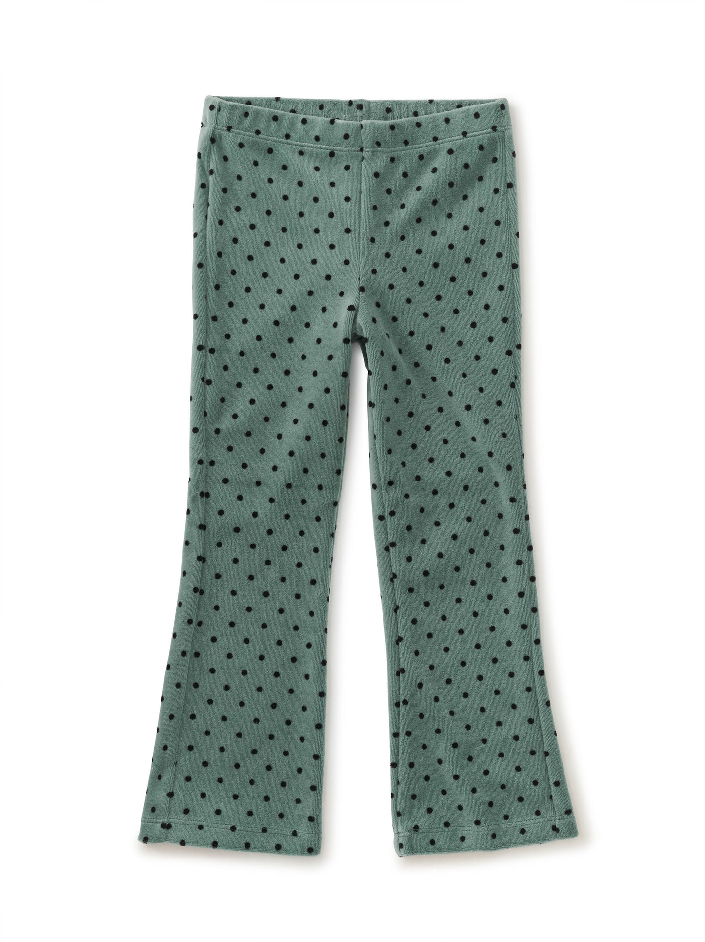 Velour Dot Flare Pants