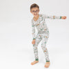 Winter Skiers Pajamas Set