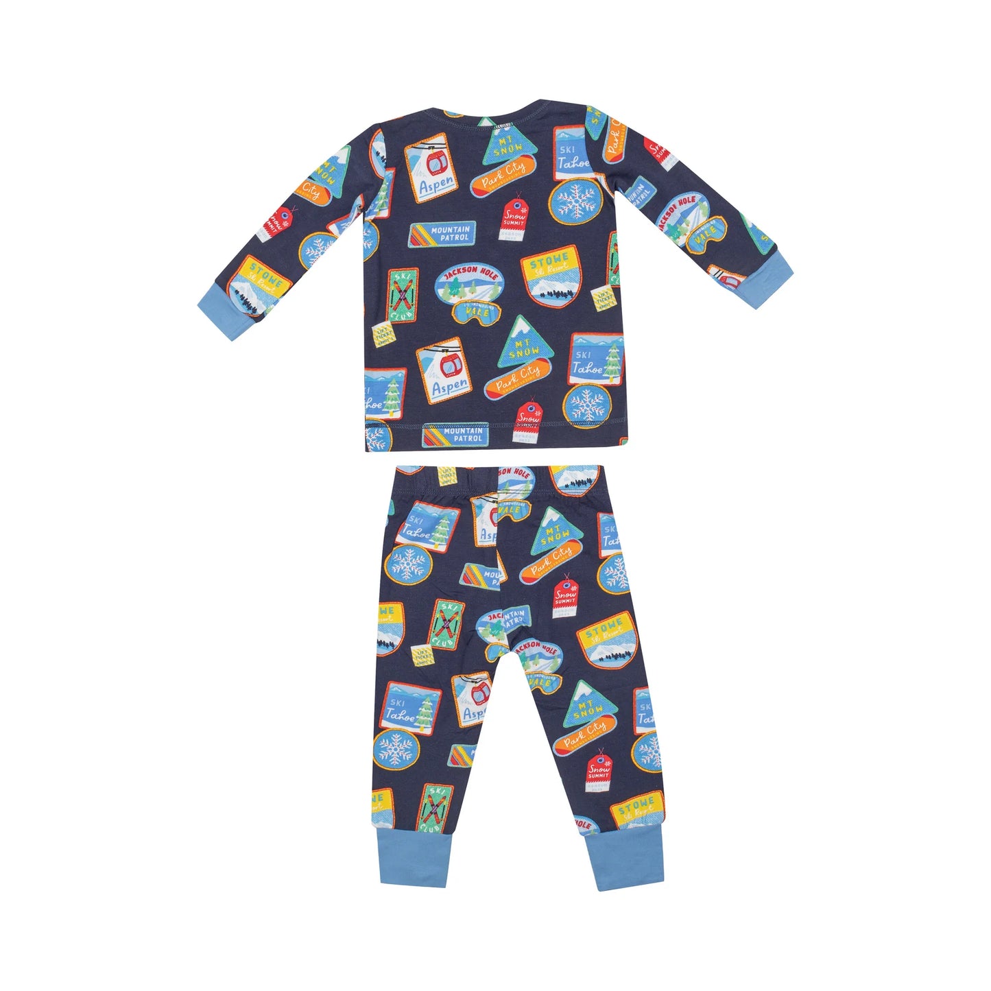 Ski Patches Pajamas Set