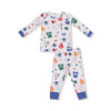 football motif pajamas for children