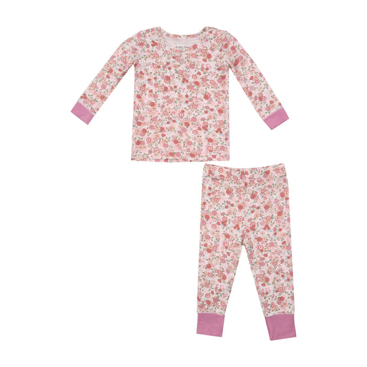 Pretty Calico Floral Pajamas Set