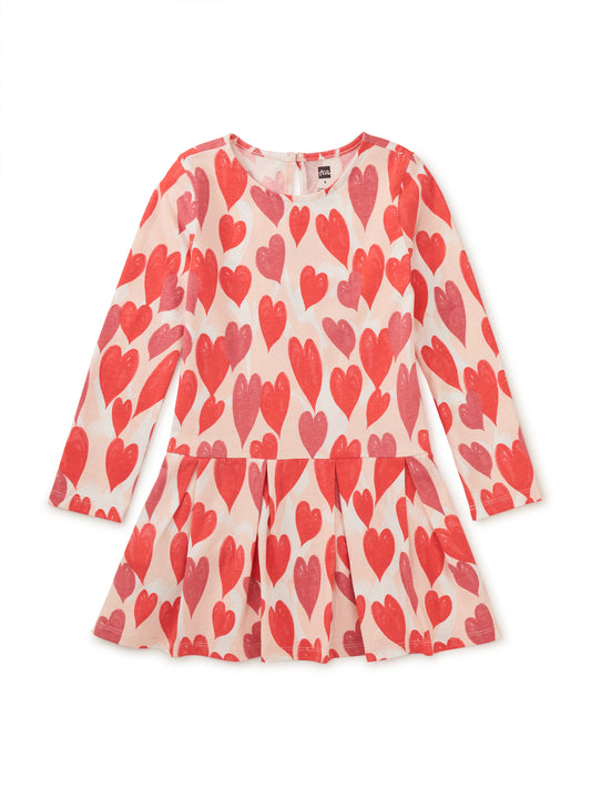 Marbled Hearts Skater Dress