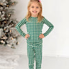 Evergreen Gingham Pajama Set