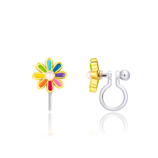 Rainbow Daisy Earrings