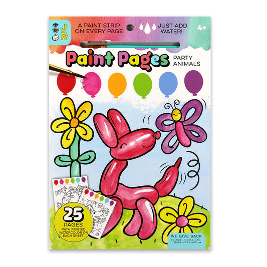 Paint Pages: Party Animals
