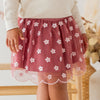 Fall Embroidered Tutu Skirt