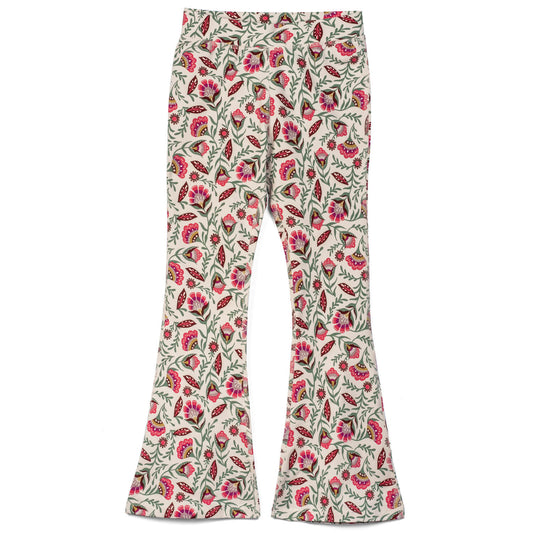 Folk Floral Flare Leggings