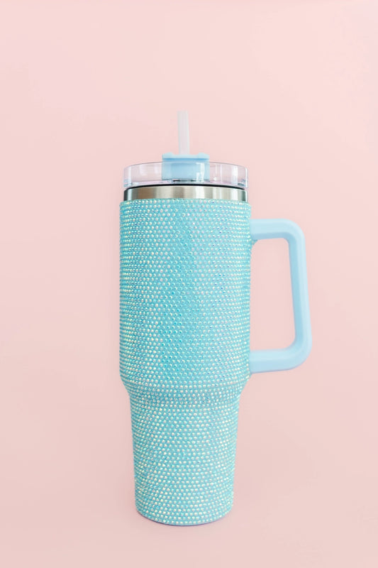 Blue Rhinestone Tumber 40oz