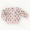 Pink Bitty Blooms Knit Cardigan