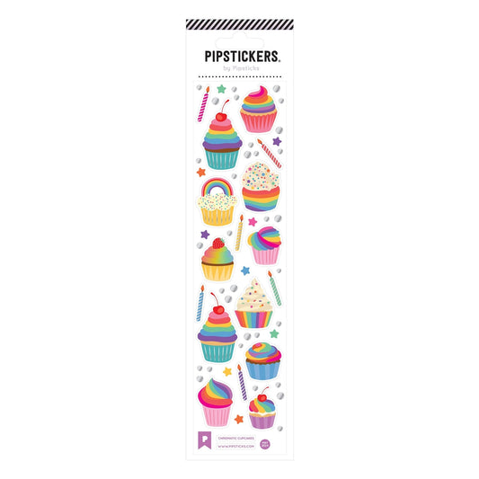 Chromatic Cupcakes Sticker Sheet