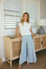 Light Blue Ultra Wide Leg Pants