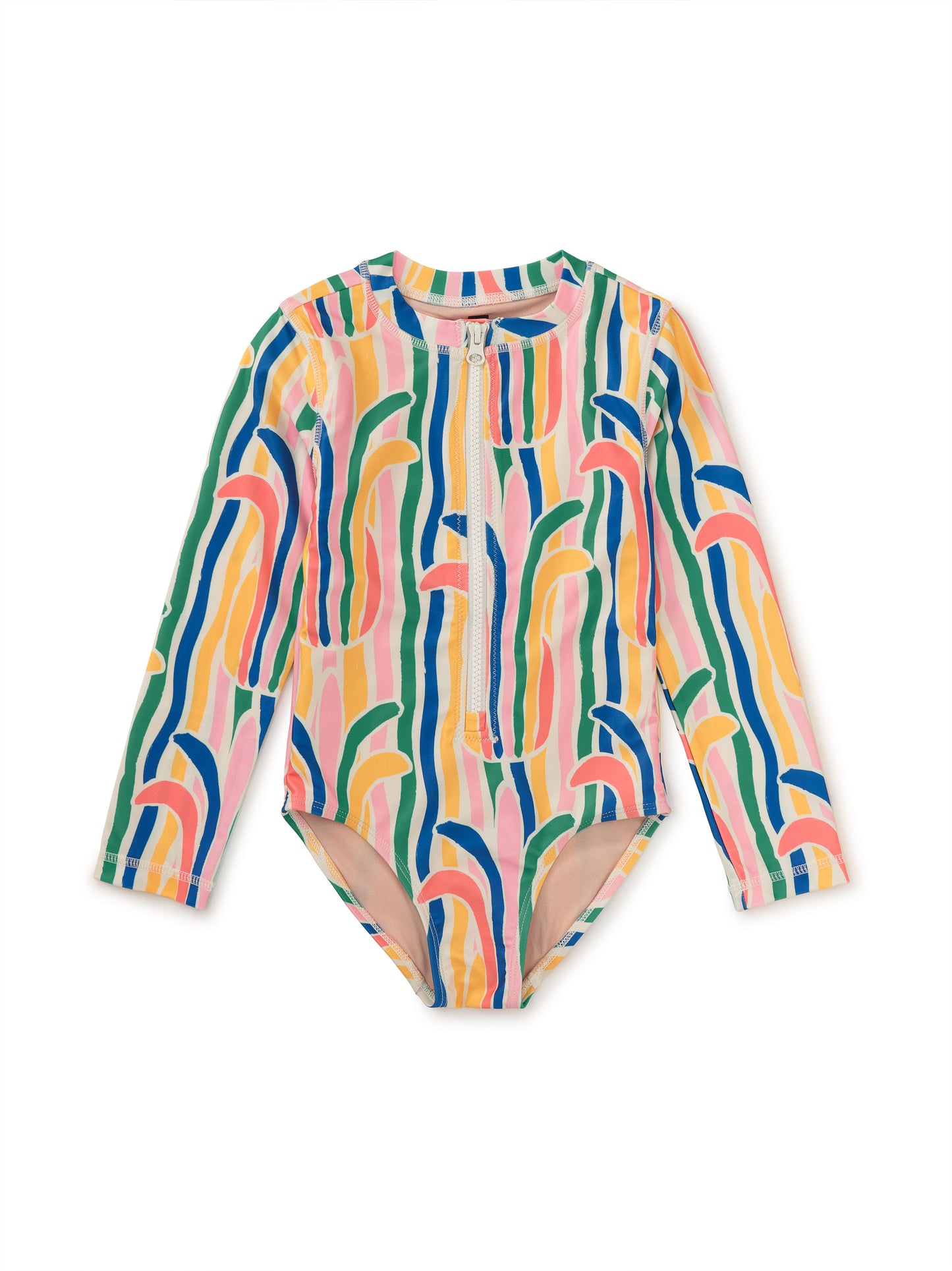 Rainbow Pineapple Rash Guard Suit