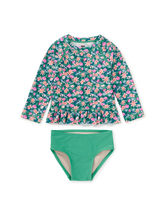 Orchid Ditsy Swim Set