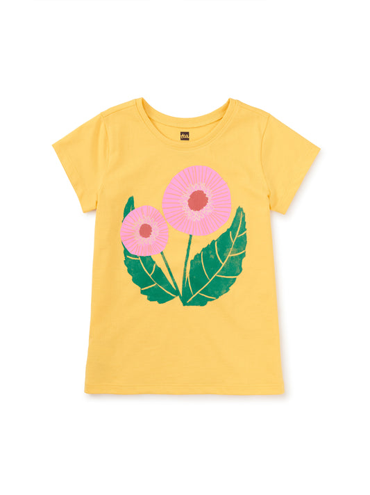 Del Sol Button Flower Tee