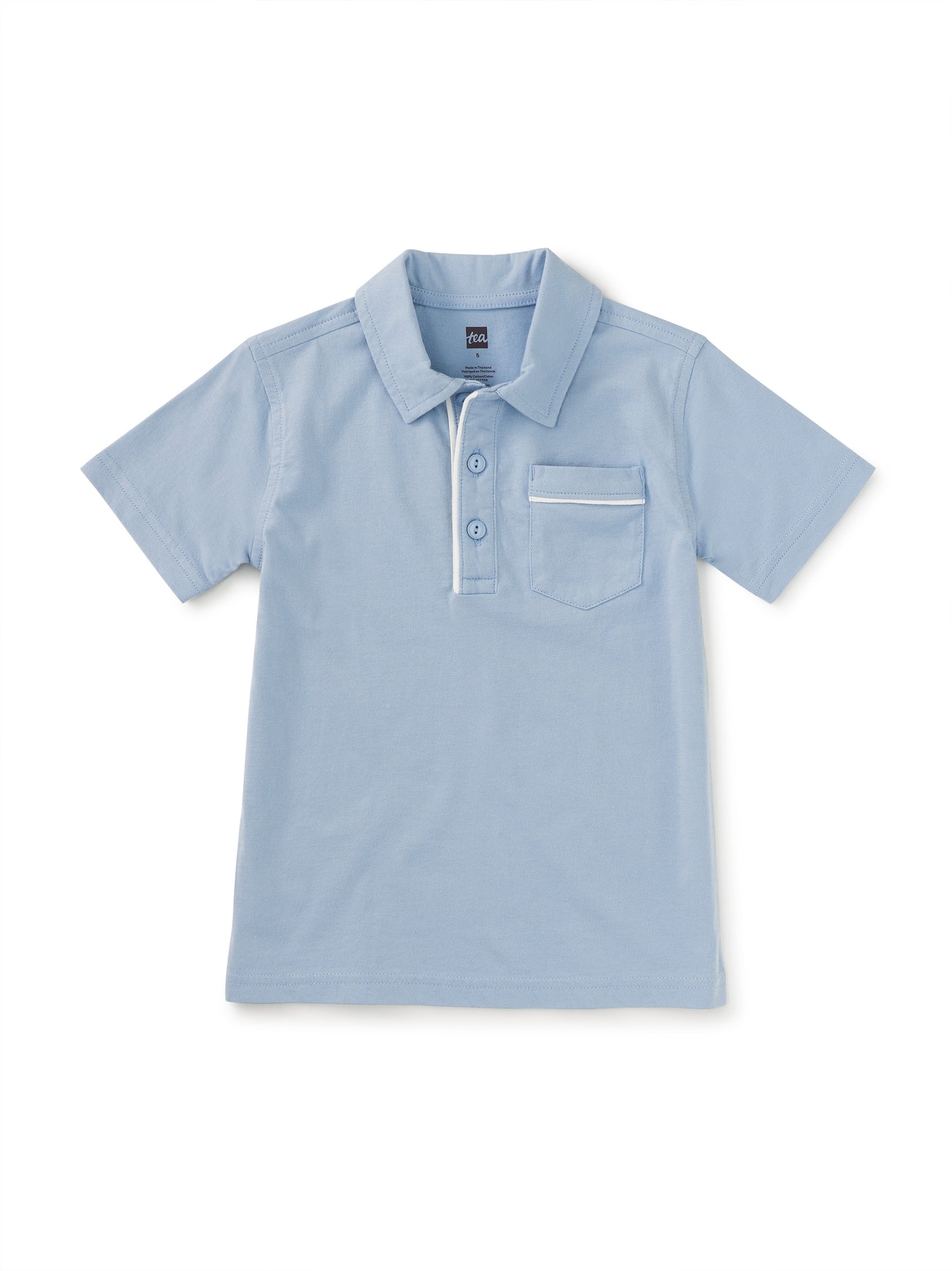 Blue Fog Piped Polo