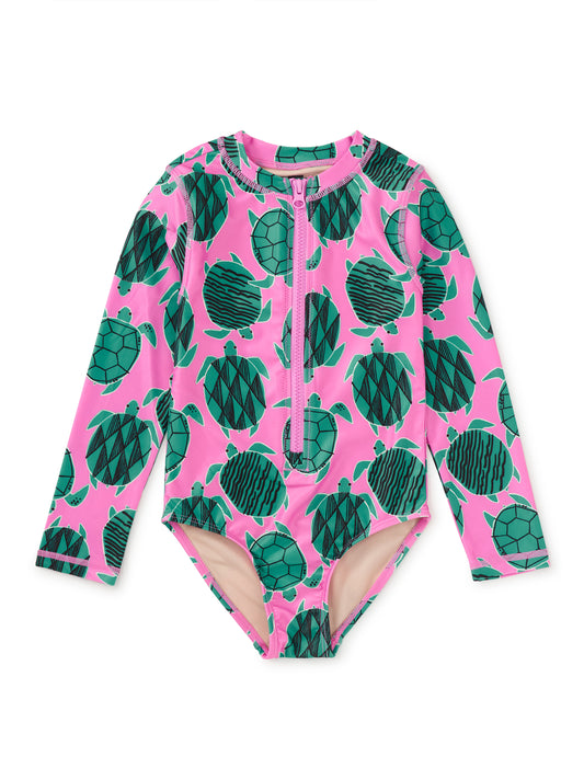 Tiled Turtles Rash Guard Suit