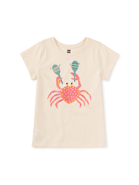 Glittery Crab Graphic Tee