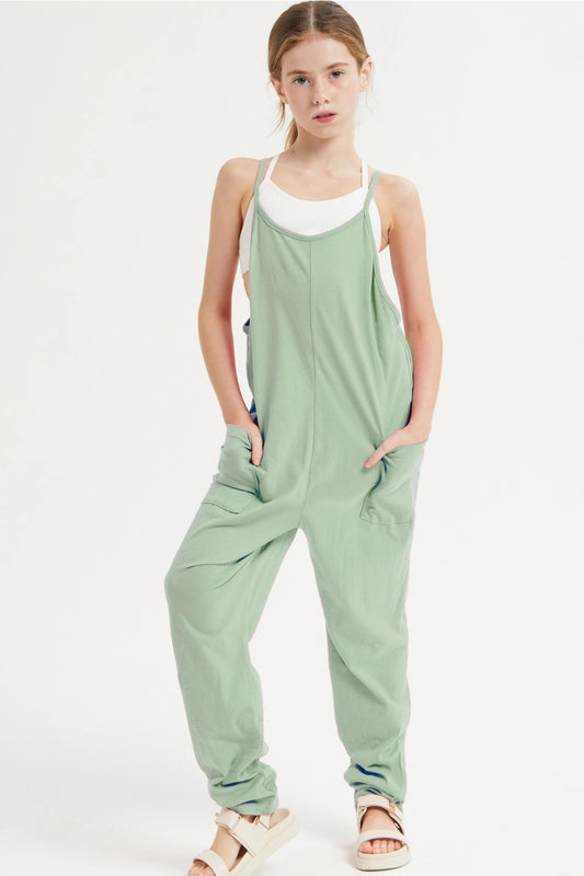 Sage Sleeveless Romper