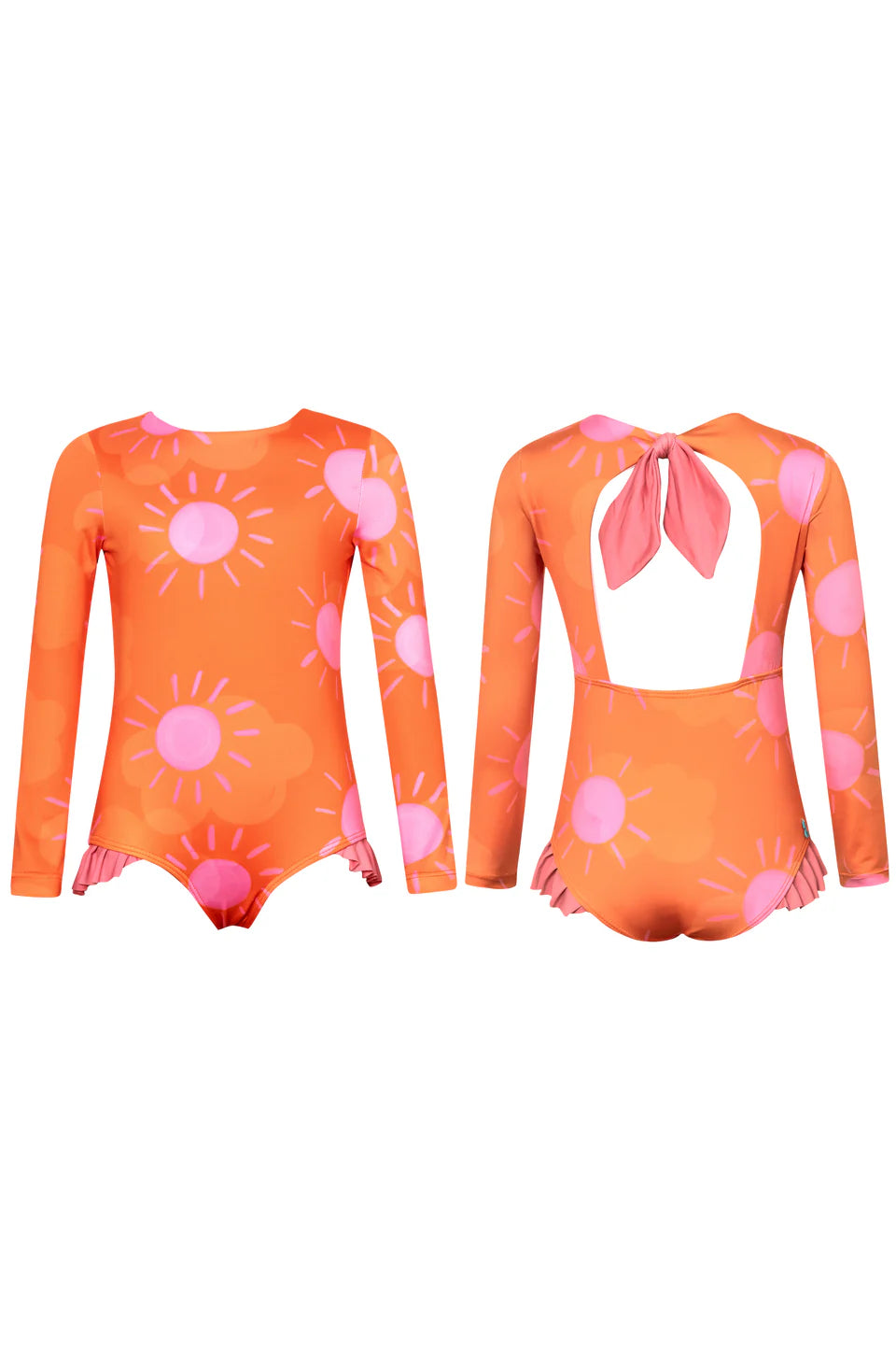 Pink Orange Suns Swimsuit