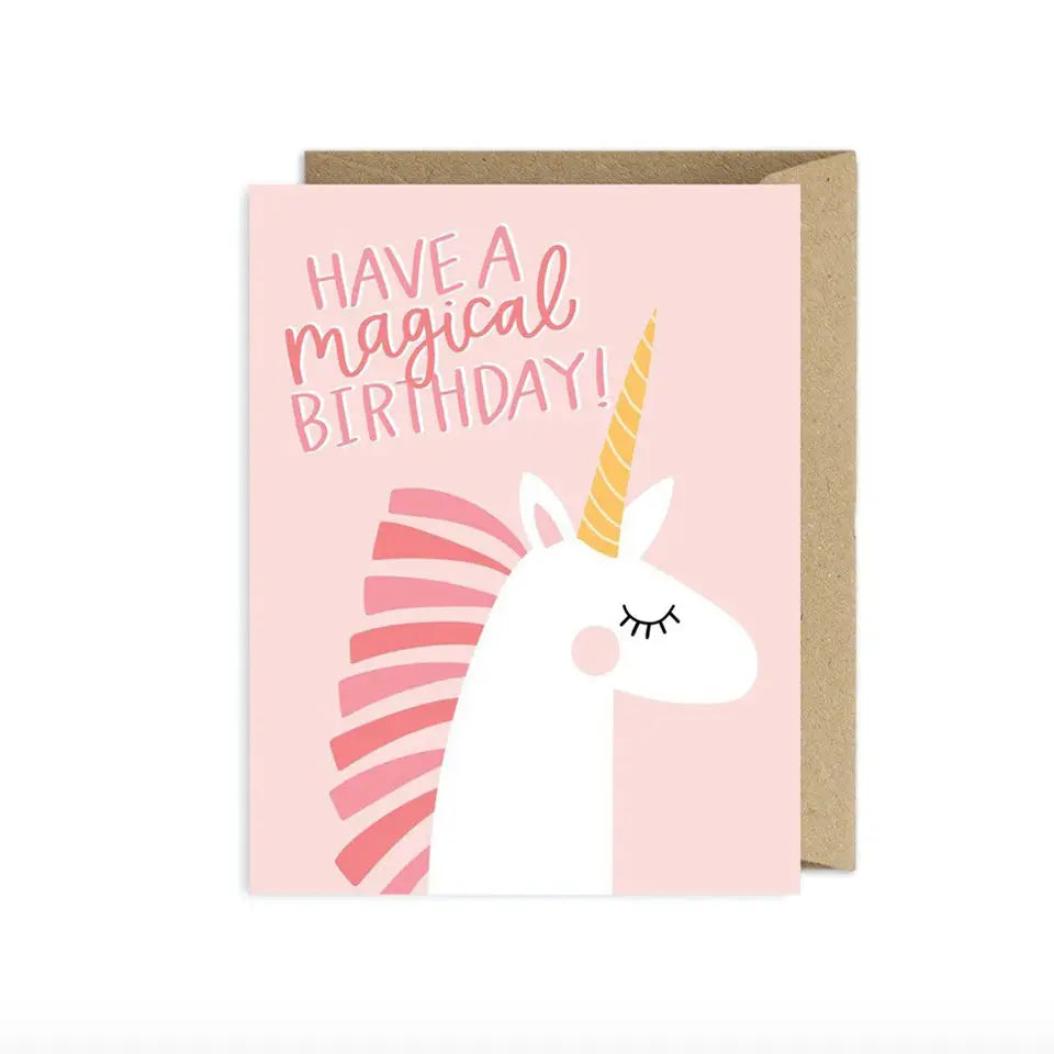 Unicorn Birthday Card